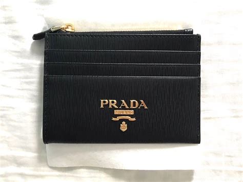 white prada card holder|Prada card holder women.